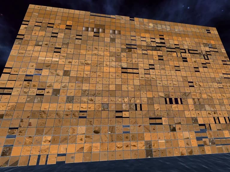 PlanetMars3D: Spirit Mission - Grid View