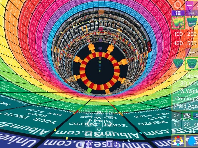 Screenshot of Album3D Cylinder View - Inside