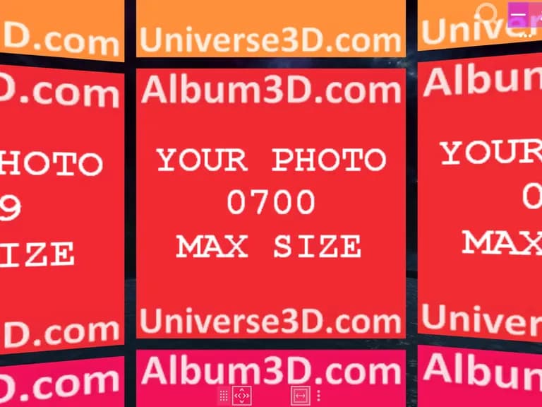Screenshot of Album3D Slide