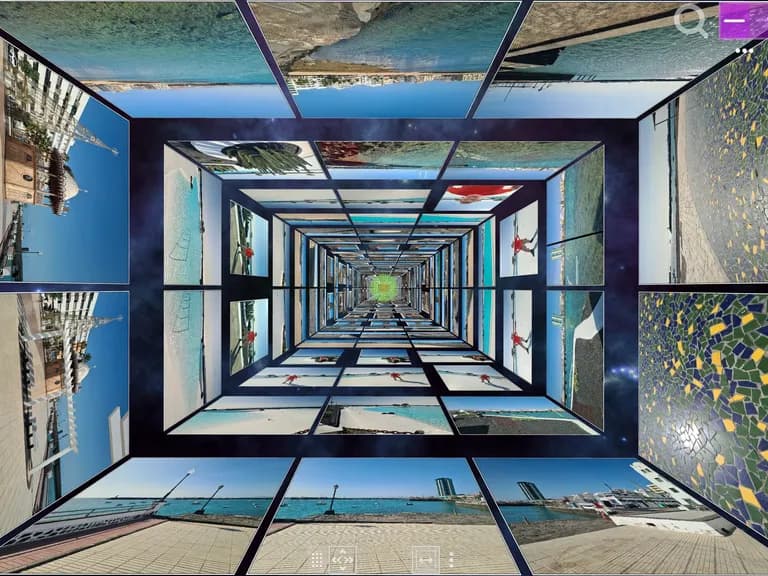Screenshot of Album3D Rectangle Column View