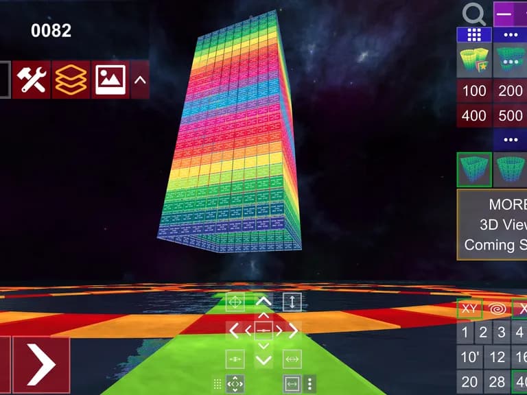 Screenshot of Album3D Square Column View